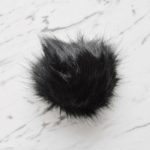 Pompon - Black (10 cm)
