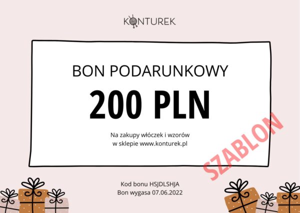 Bon podarunkowy 200 PLN