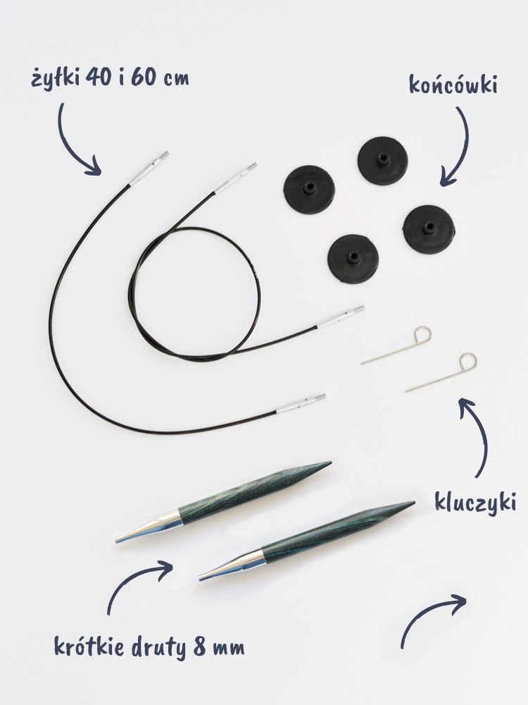 Zestaw do nauki dziergania 'Make a Wish!' - obrazek 7