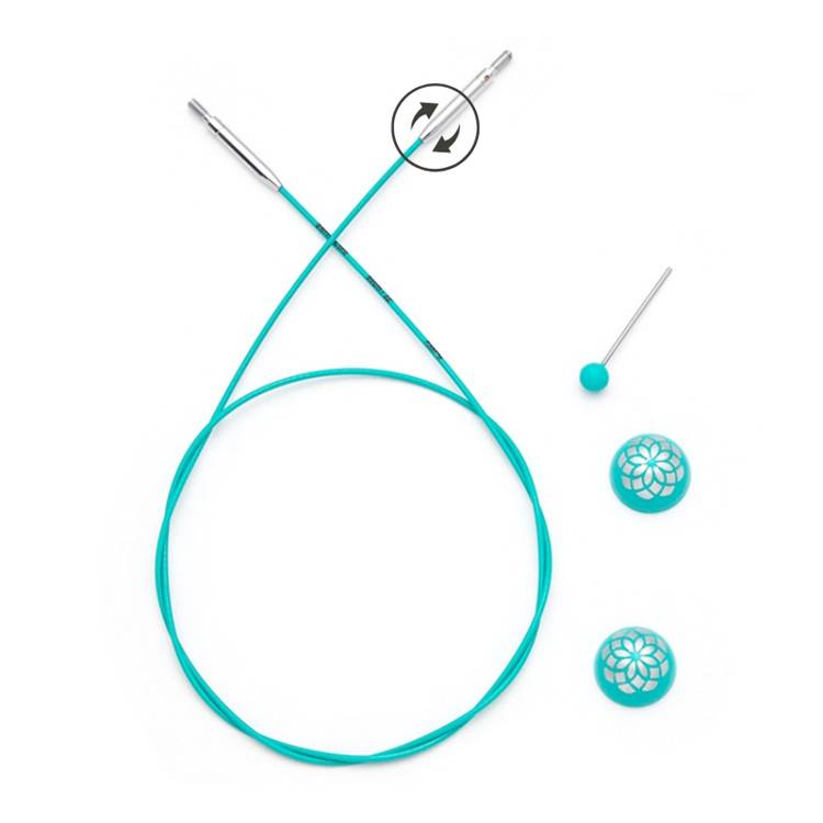 Obrotowa żyłka 360° do drutów wymiennych KnitPro Mindful