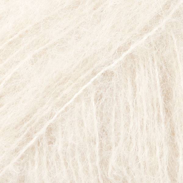 DROPS Brushed Alpaca Silk - Ecru (01)