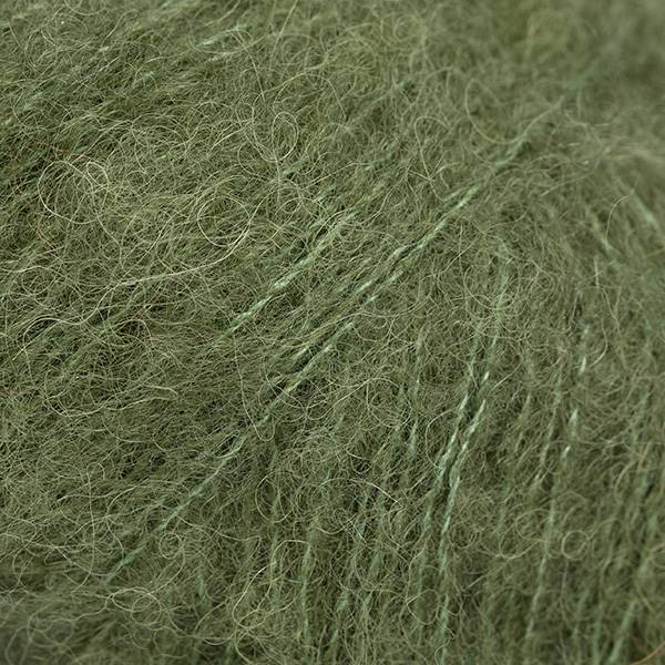 DROPS Brushed Alpaca Silk - Zielony mech (32)