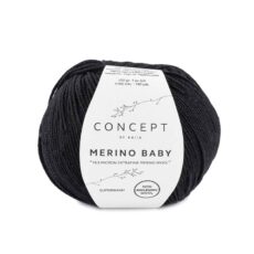 KATIA CONCEPT Merino Baby - Czarny (02)