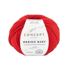 KATIA CONCEPT Merino Baby - Czerwony (04)