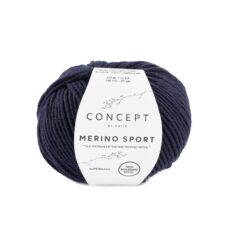 KATIA CONCEPT Merino Sport - Bardzo ciemnoniebieski (05)