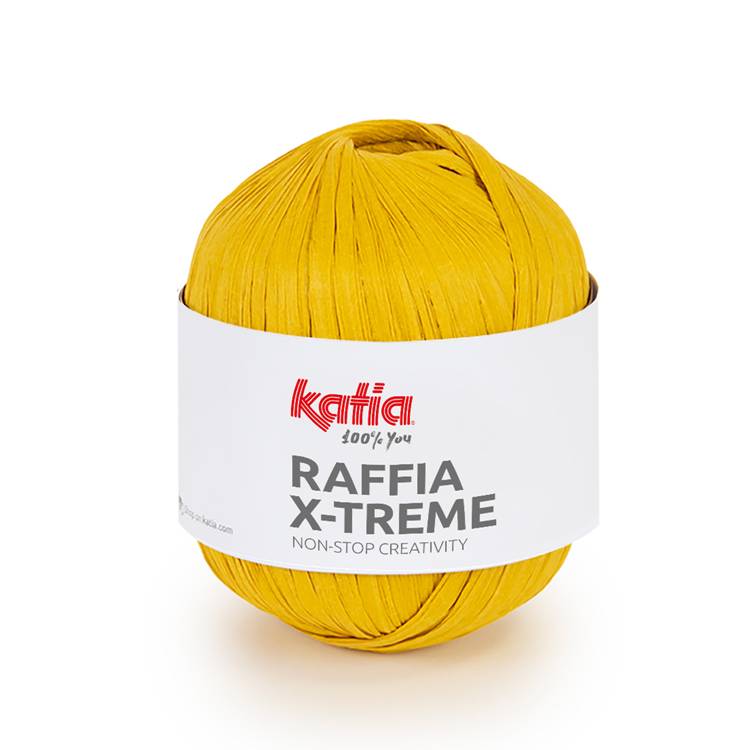 KATIA Raffia X-treme - Musztardowy (108)