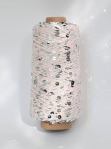 WOLLE HALLE Paillettengarn - Baby Rose (AJ039)