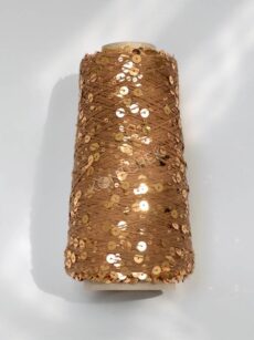 WOLLE HALLE Paillettengarn - Camel (AJ033)