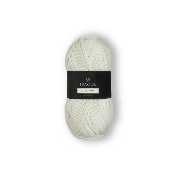 ISAGER Sock Yarn - Biały (0)