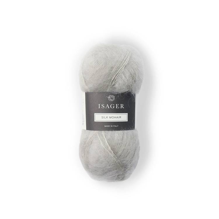 ISAGER Silk Mohair - Jasny szary (2s)