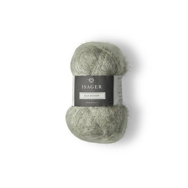 ISAGER Silk Mohair - Szary (3s)