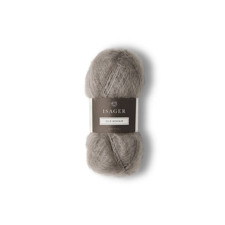 ISAGER Silk Mohair - Szaro-brązowy (2)