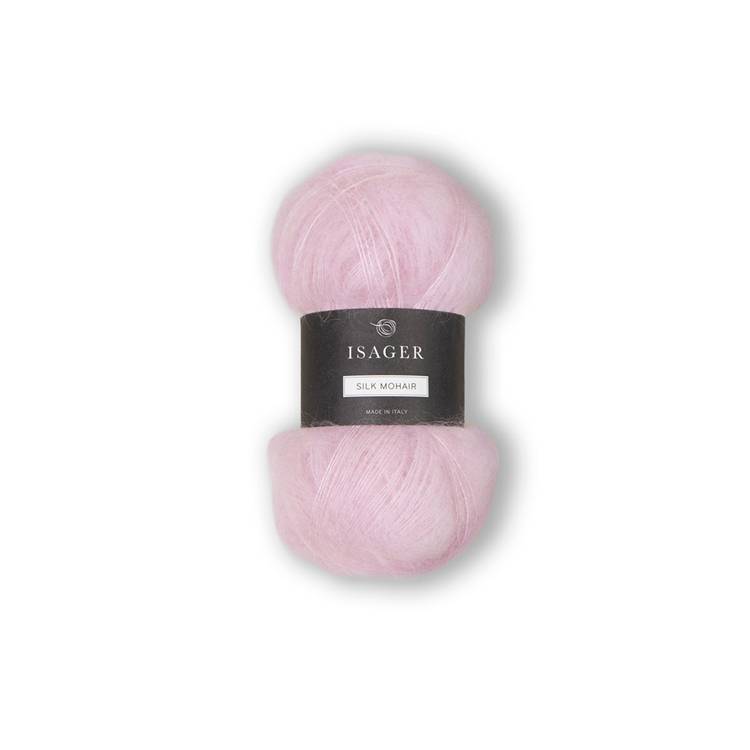 ISAGER Silk Mohair - Pastelowy róż (27)