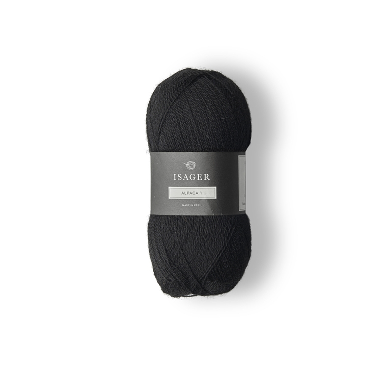 ISAGER Alpaca 1 - Czarny (30)
