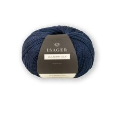 ISAGER Mulberry Silk - Navy