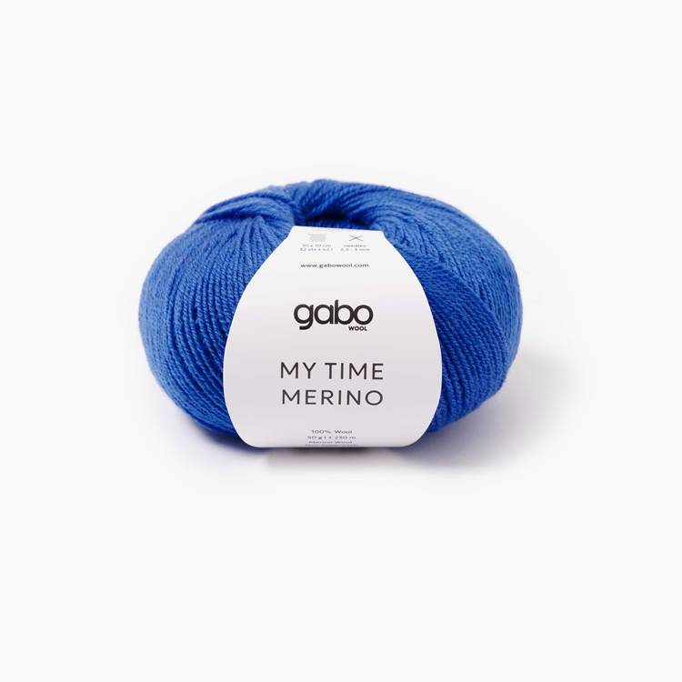 GABO WOOL My Time Merino - Królewski Szafir (9670)