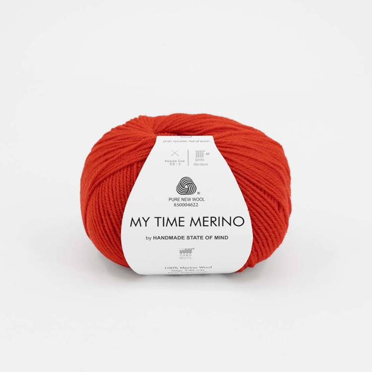 GABO WOOL My Time Merino - Czerwona Pomarańcza (9522)