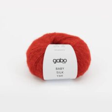 GABO WOOL Baby Silk Yak - Szkarłatna Czerwień (9301)