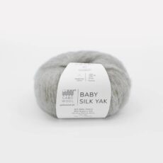 GABO WOOL Baby Silk Yak - Jasny szary (9636)