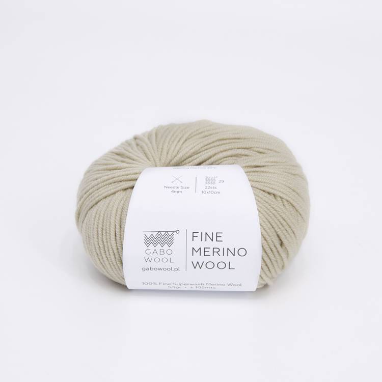 GABO WOOL Fine Merino Wool - Jasny Beż (3402)