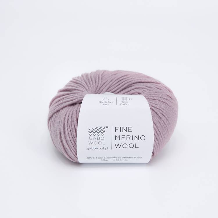GABO WOOL Fine Merino Wool - Brudny Róż (3387)