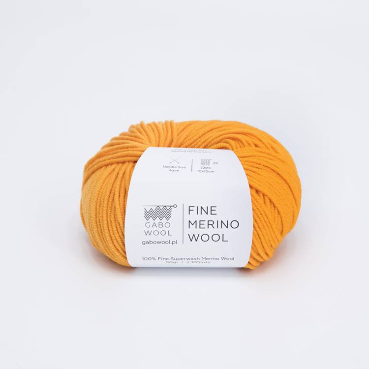 GABO WOOL Fine Merino Wool - Pomarańcz (3928)