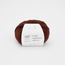 GABO WOOL Fine Merino Wool - Rdzawy Brąz (3729)