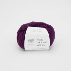 GABO WOOL Fine Merino Wool - Śliwkowy (3235)