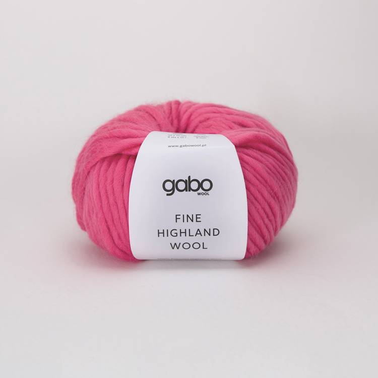 GABO WOOL Fine Highland Wool - Candy Róż (2007)