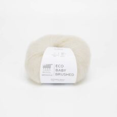 GABO WOOL Eco/Colorful Baby Brushed - Naturalna Biel (1296)