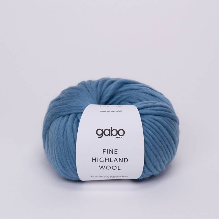 GABO WOOL Fine Highland Wool - Błękit (2869)