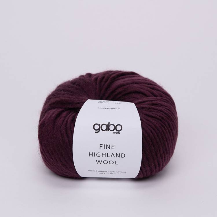 GABO WOOL Fine Highland Wool - Burgund (2910)
