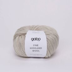 GABO WOOL Fine Highland Wool - Jasny Szary Melanż (2126)