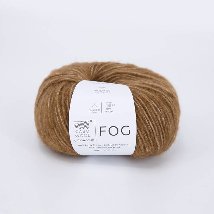 GABO WOOL Fog - Brąz (6121)