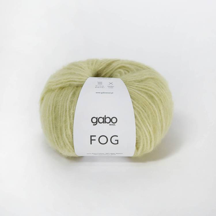 GABO WOOL Fog - Zielona Herbata (6477)