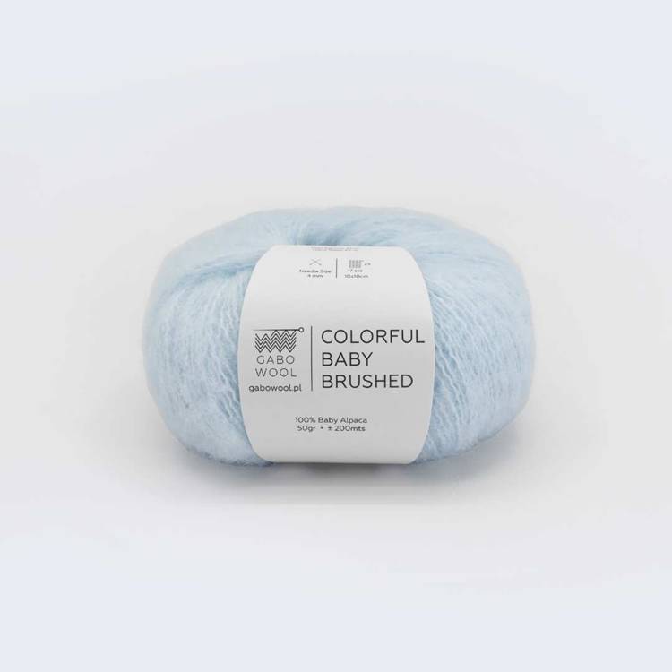 GABO WOOL Eco/Colorful Baby Brushed - Jasny Błękit (7457)