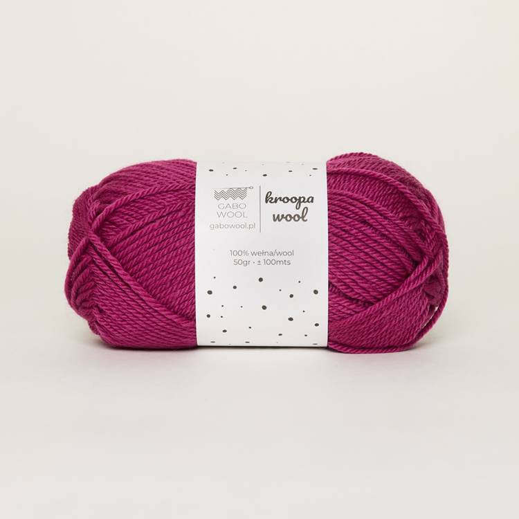 GABO WOOL Kroopa Wool - Buraczkowy (0398)