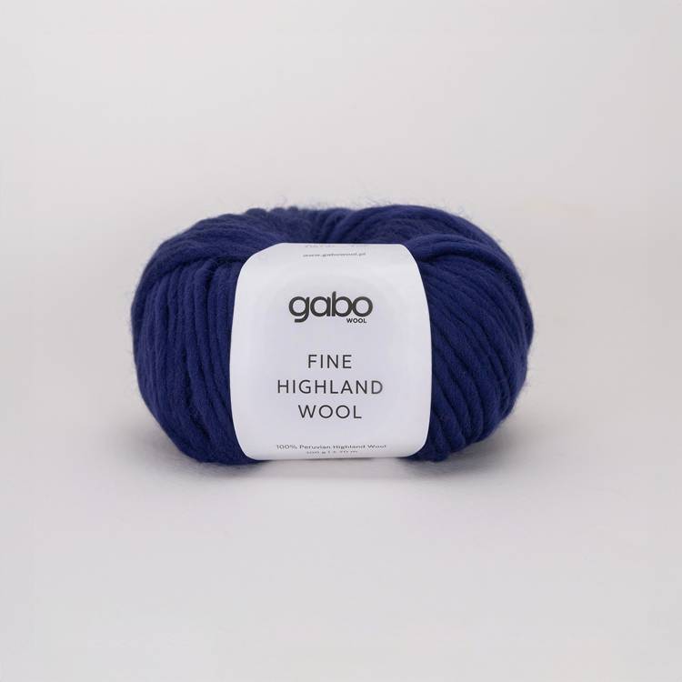 GABO WOOL Fine Highland Wool - Nocne Niebo (2432)