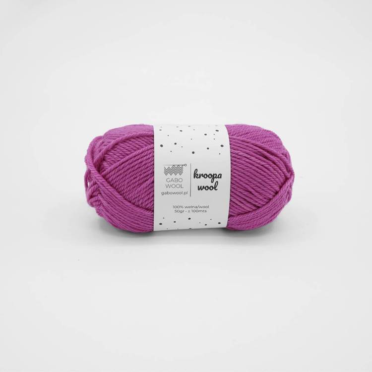 GABO WOOL Kroopa Wool - Róż (0343)