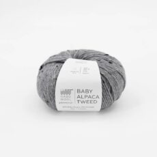 GABO WOOL Baby Alpaca - Tweed Jasny Szary (T401)