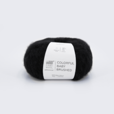 GABO WOOL Eco/Colorful Baby Brushed - Czerń (500)