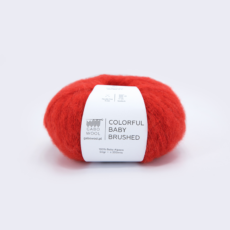 GABO WOOL Eco/Colorful Baby Brushed - Czerwień (7383)