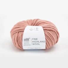 GABO WOOL Fine Highland Wool - Łososiowy (RJ8384)