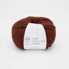 GABO WOOL Fine Highland Wool - Rdzawy Brąz (2729)