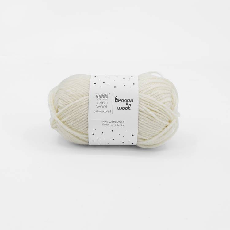 GABO WOOL Kroopa Wool - Naturalny (0100)