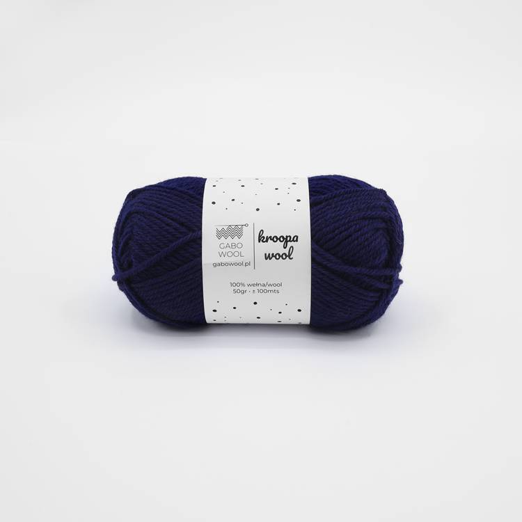 GABO WOOL Kroopa Wool - Atrament (0936)