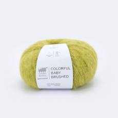 GABO WOOL Eco/Colorful Baby Brushed - Limonka (7178)